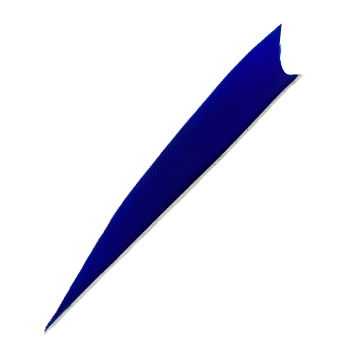 Feder RW Shark, langer schmaler Fechtfederklinge, kräftig blau beschichtet, leicht gebogene Form, vorne scharfe Spitze