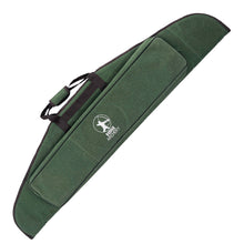 Grüne Bogentasche mit schwarzem Tragegriff, großem Außenfach und Bodnik Archery Logo mittig auf der Tasche