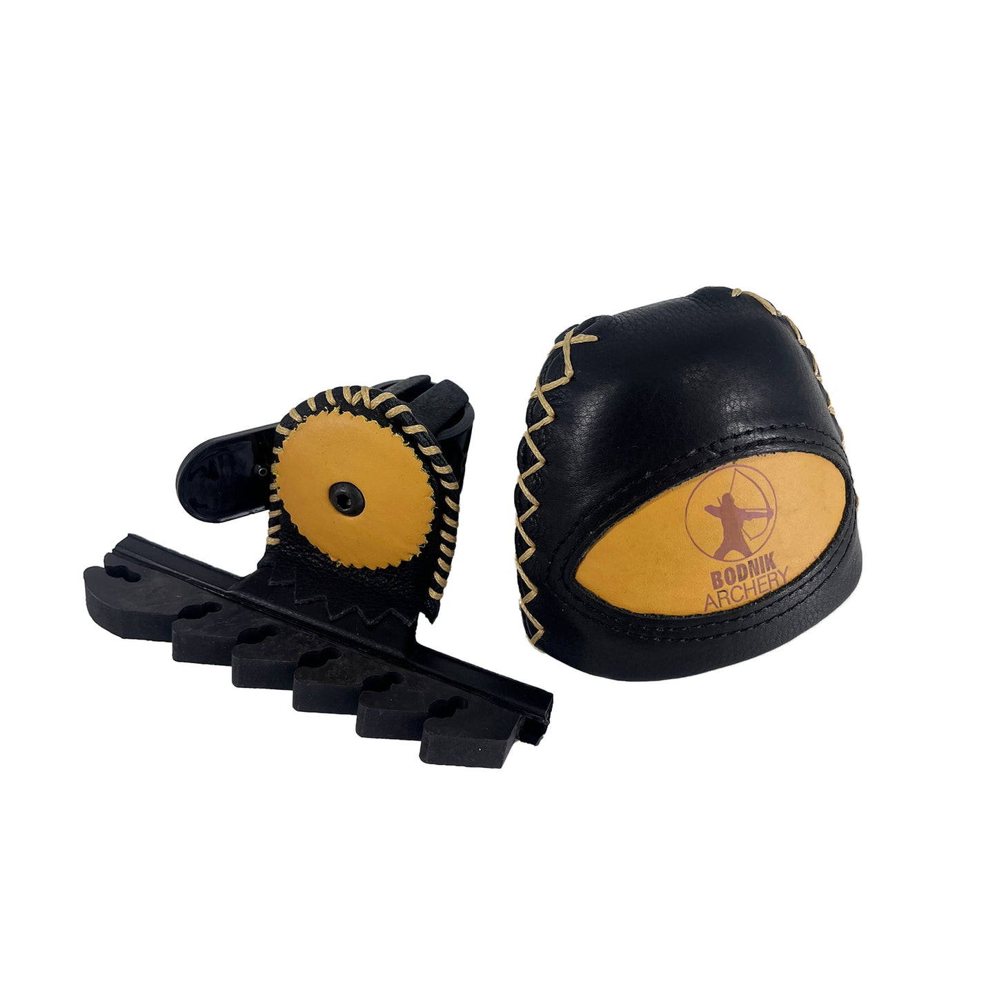 Strap On Bogenköcher Small Schwarz / Gelb