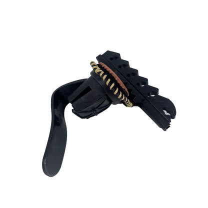 Strap On Bogenköcher Small Schwarz / Rotbraun